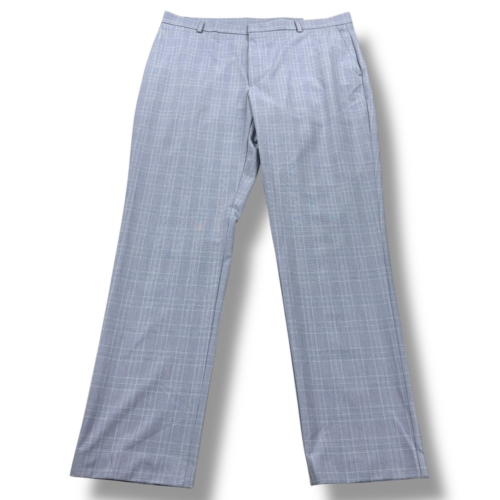NWT Tommy Hilfiger Tate Dress Pants Men's Size 38x32 Blue Plaid